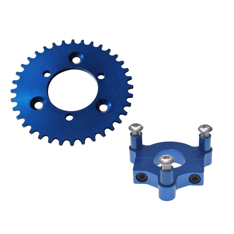 sthus CNC 36T Sprocket with 1.5" Adapter Fit 60cc 66cc 80cc Motorized Bicycle(Blue) - Image 5